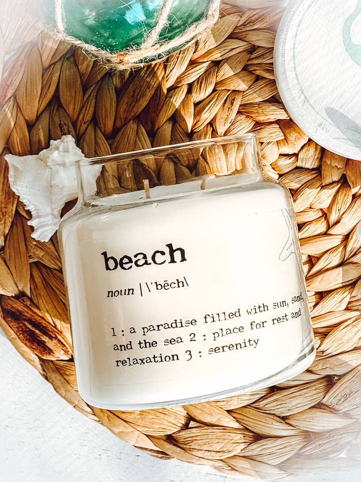 Beach Definition Apothecary Candle | Sea & Sky for wholesale by SAGE HERON CANDLE CO.