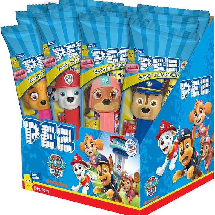 Long Island Candy Factory - Wholesale Hard Candy - Pez Paw Patrol 12 Ct 0.87 Tray