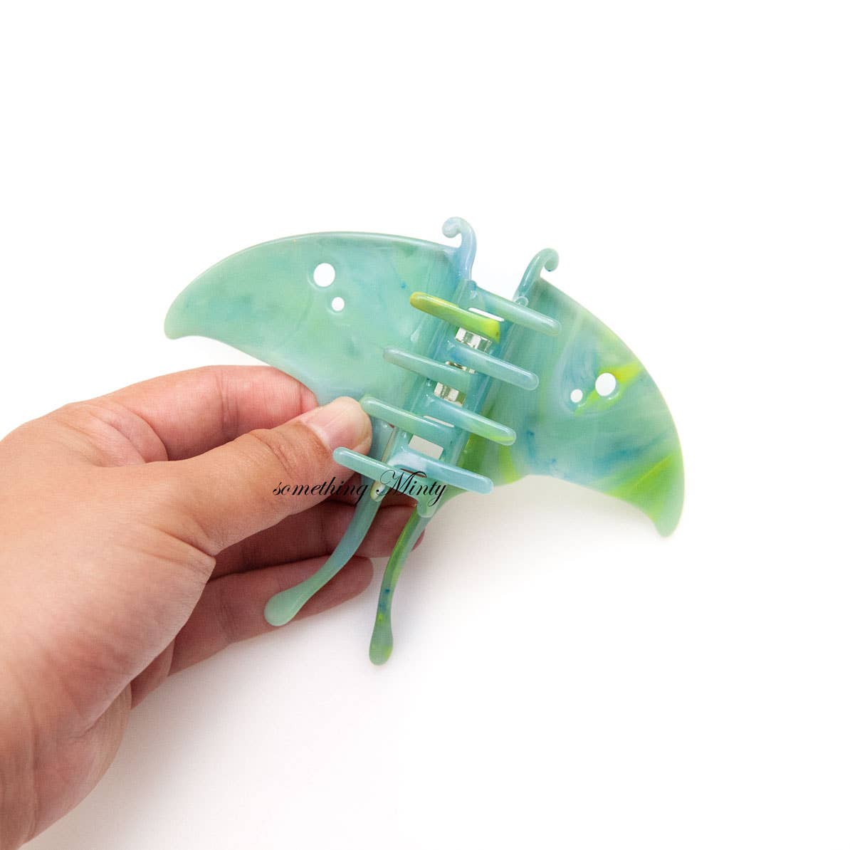 SOMETHING MINTY - Wholesale Hair Clip - Women's - Luna Moth Hair Claw Clip2