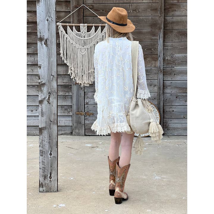 MAMZ'ELLE ZOE – Túnica - Mulher por atacado – Túnica branca Kuta