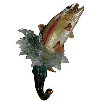 Trout Wall Hook for wholesale by Natures Window