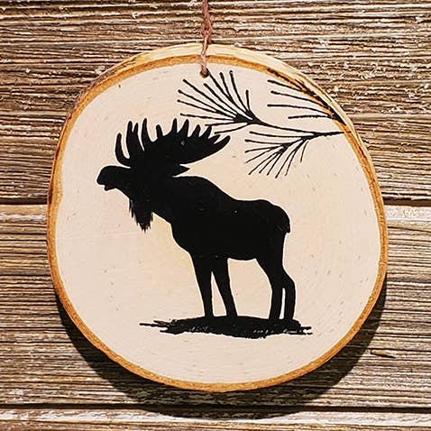 Moose Ornament (Medium) for wholesale by Abnormal Creations