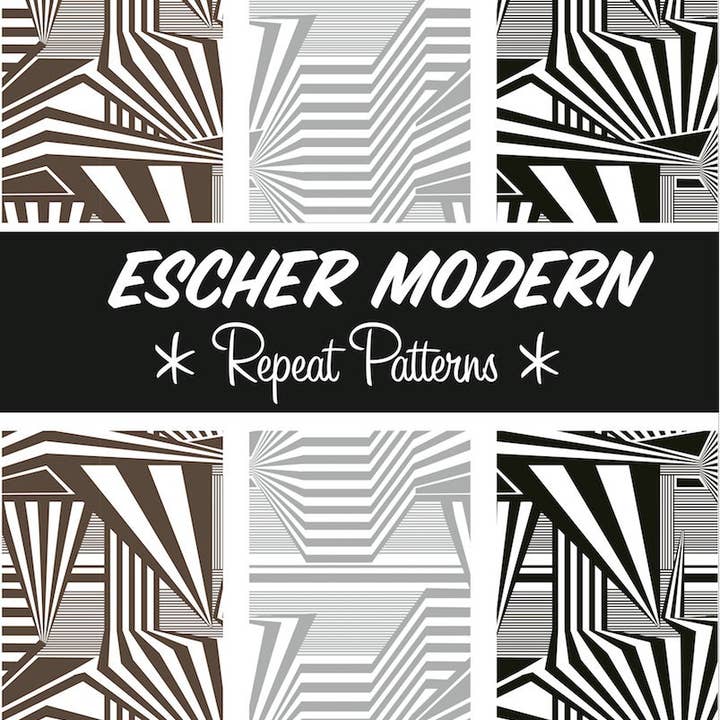Modern Escher Repeat Pattern for wholesale by Quincy Ray