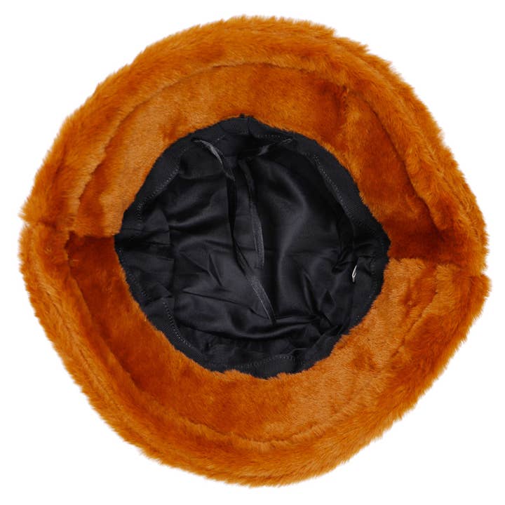 Cap Zone - Wholesale Bucket Hat - Women's - Oversized Fluffy Faux Fur Bucket Hat6