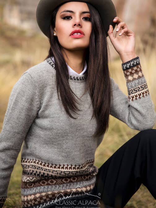 Wayfarer Alpaca Sweater for wholesale by Classic Alpaca
