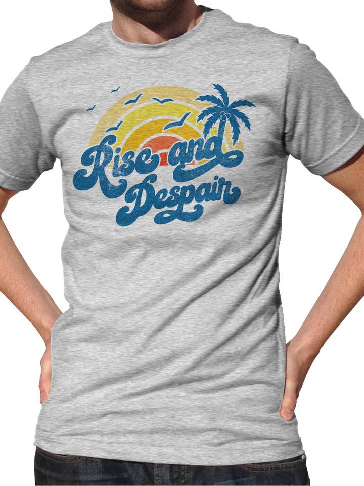 Men's Rise and Despair T-Shirt for wholesale by Boredwalk