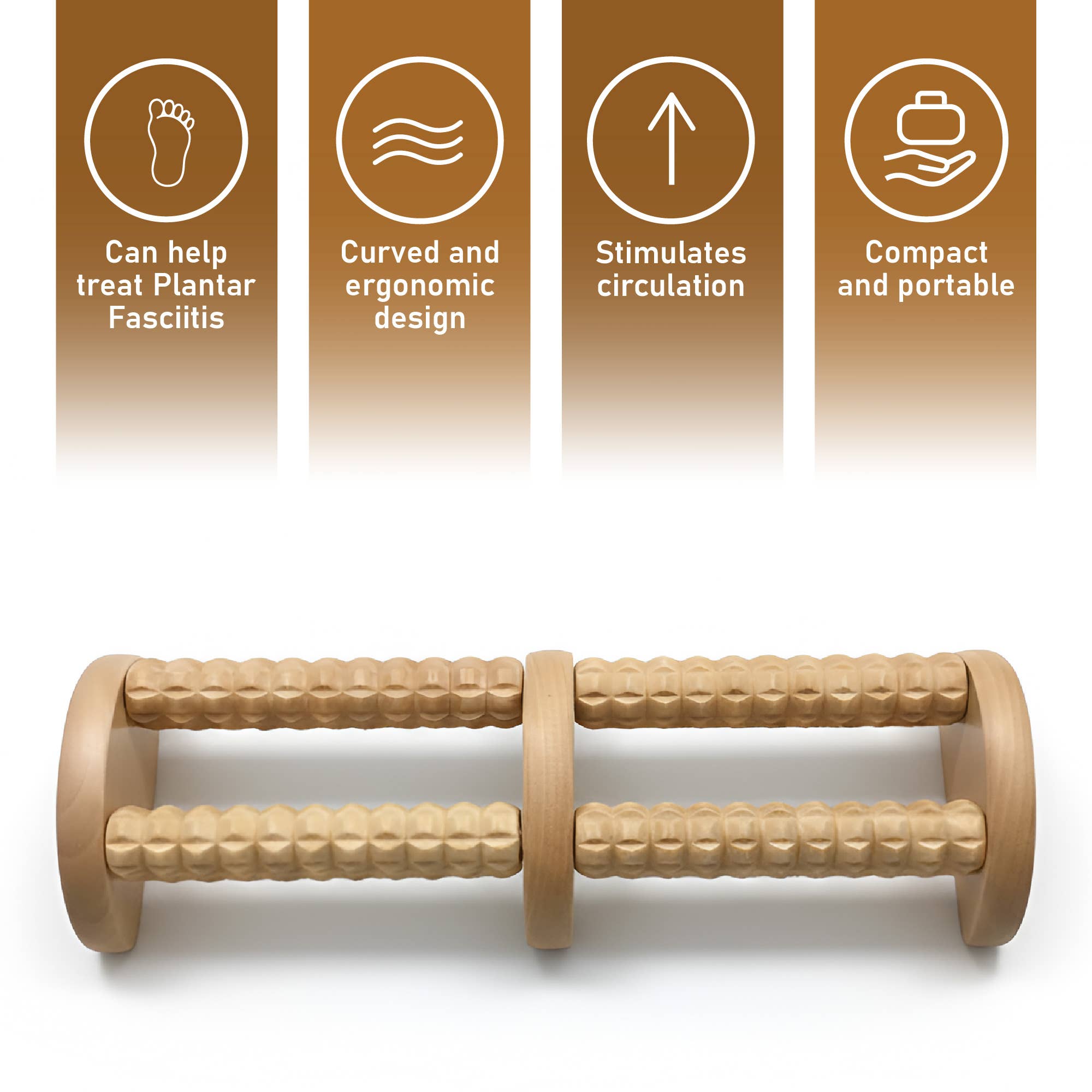 Pursonic - Wholesale Hand/Foot Massager - All Natural Wooden Foot Massager1