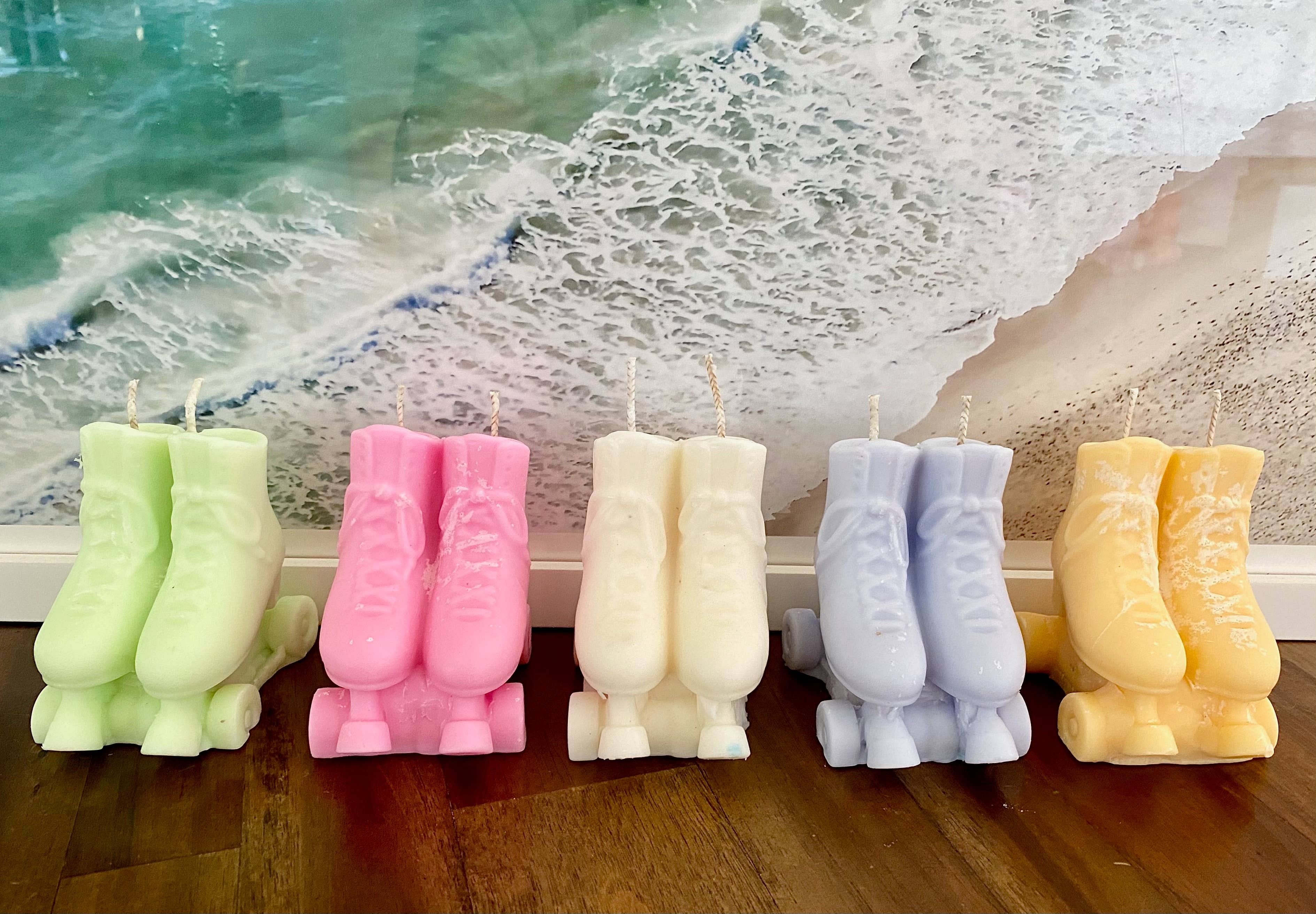 Syd's Wicks – Großhandel Geschenkkerze – Rollerskate-Kerze3