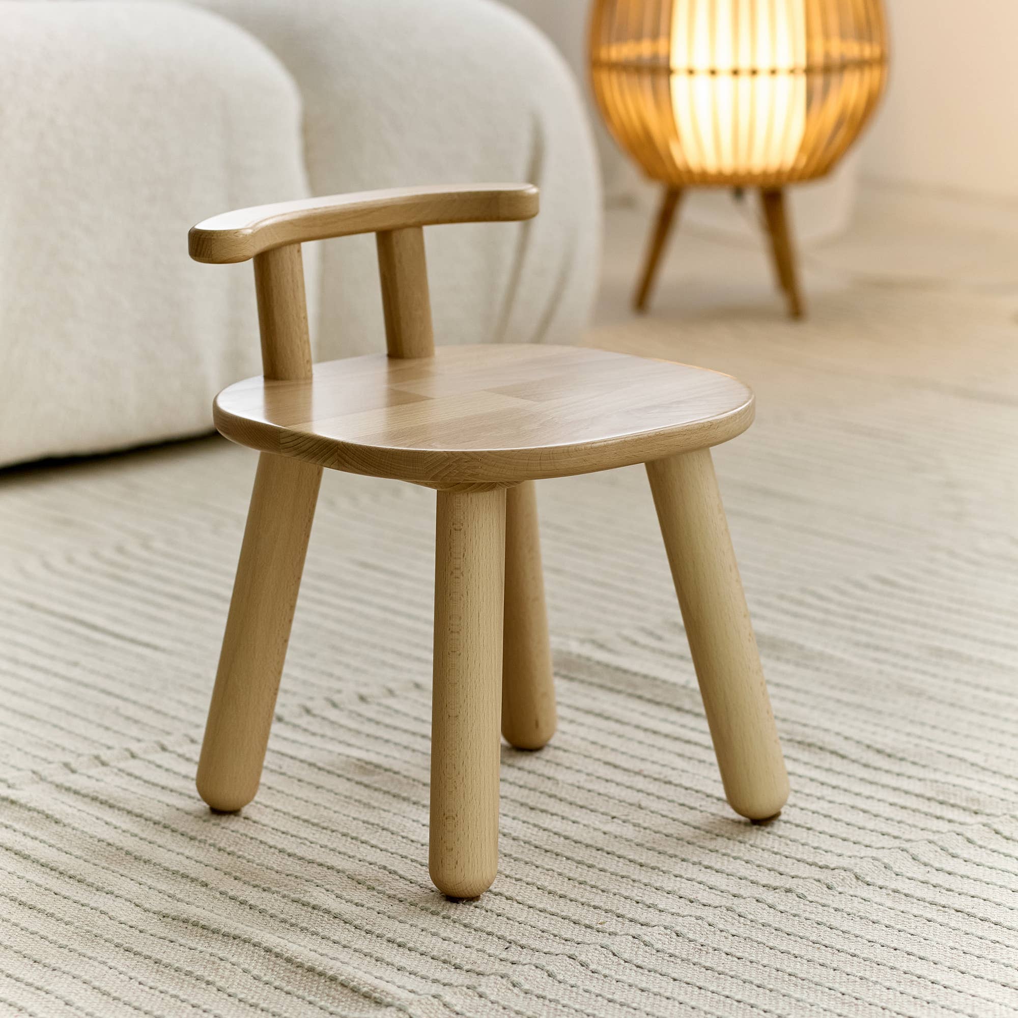 ODEAS - Wholesale Highchair - Baby - Natural Wooden Toddler Chair - Kids Wooden Chair 0