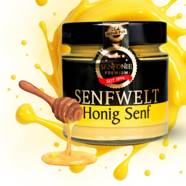 Moutarde au miel - moyennement forte pour la vente par Altenburger Senf & Feinkost GmbH & Co. KG