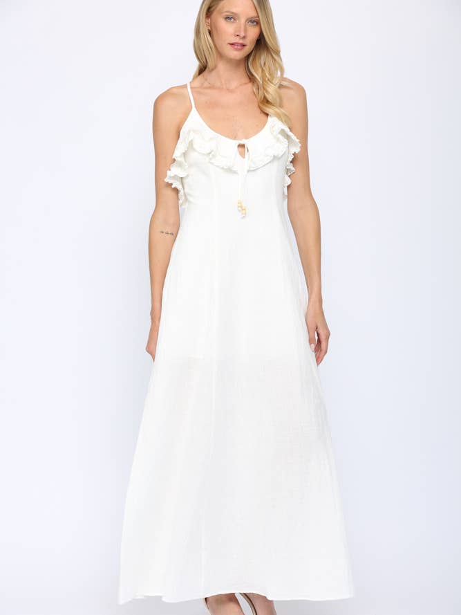 MAXI-JURK MET RUCHES (FD6062) voor wholesale door FATE