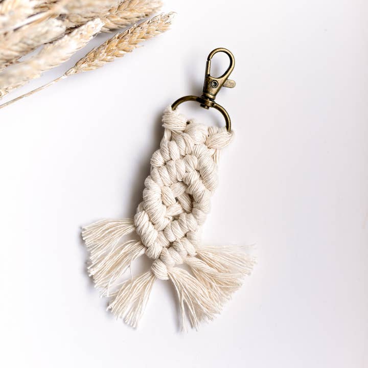 Knots & Fringe - Wholesale Sleutelhanger - Dames - Macrame sleutelhangers | Boho sleutelhanger