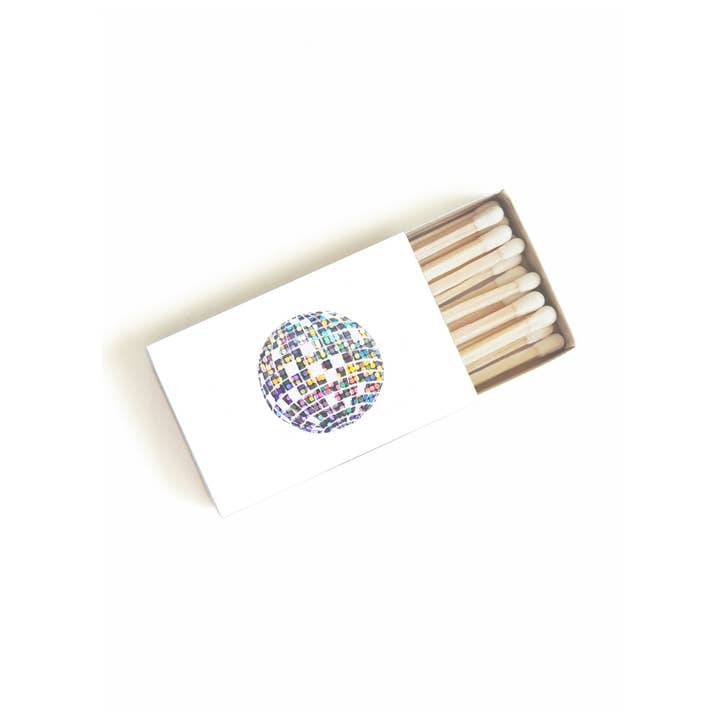 Studio Portmanteau - Wholesale Matches - Disco Ball Matchbox | Celebration Matches | Festive Candle