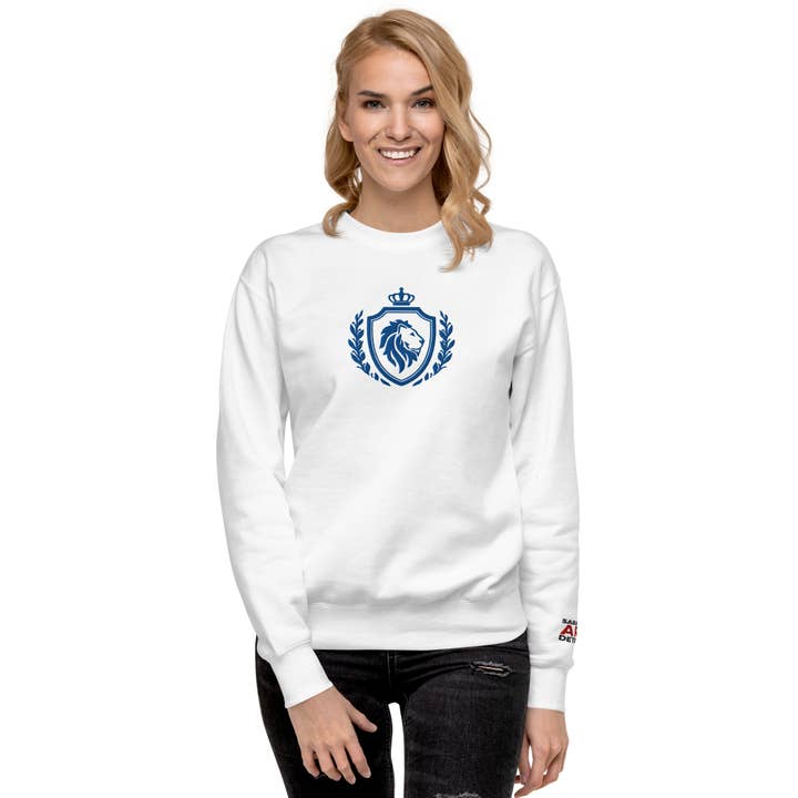 Sara Lutz Art - Wholesale Sweatshirt - Unisex - Embroidered Lions Crest Sweatshirt5