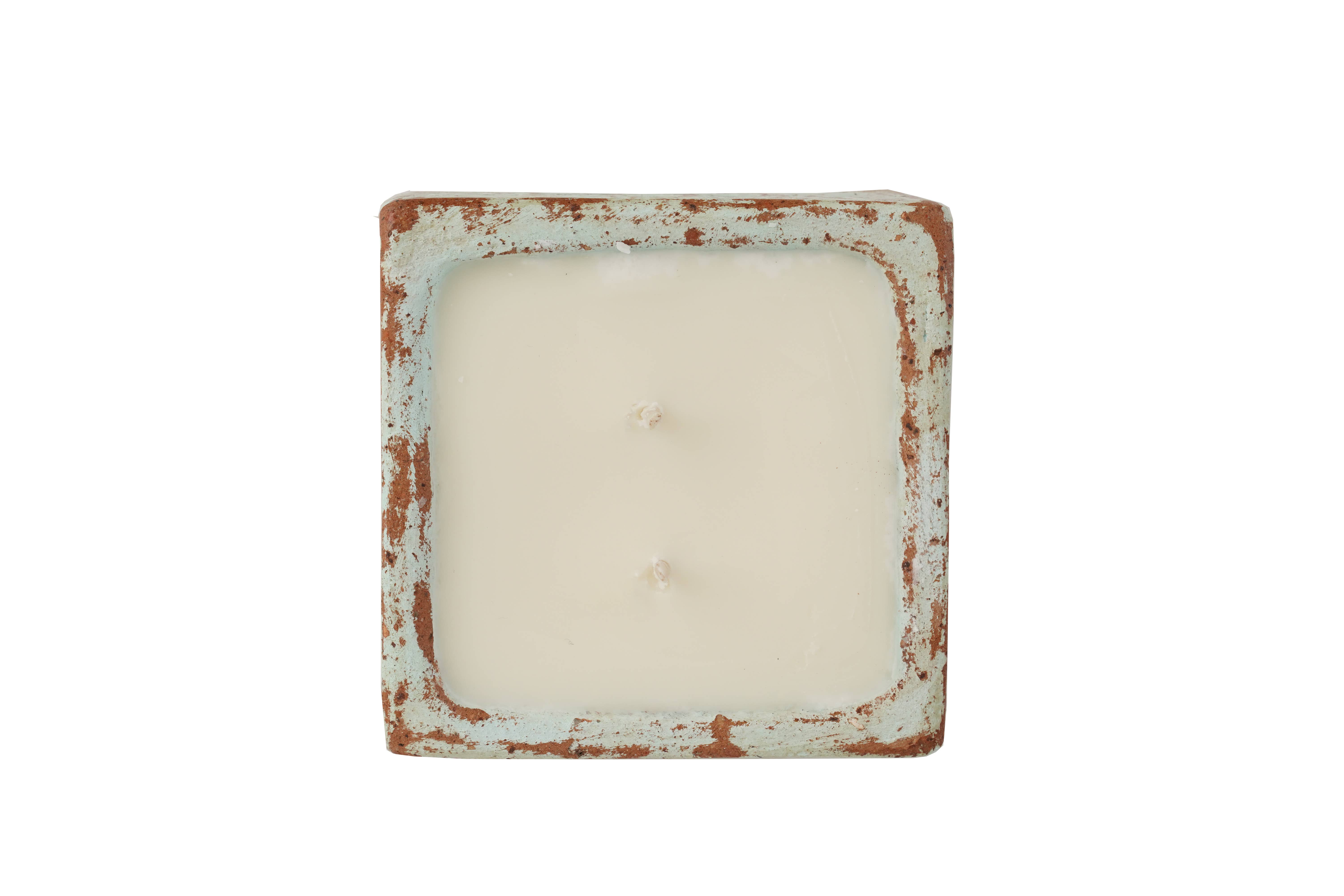 My Amigos Imports - Wholesale Candle Holder - Bohemian™ Flower Candle-Clay Vessel-4 Color Choices12