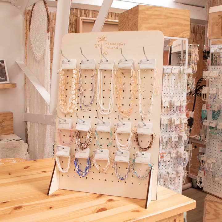 Pineapple Island - Wholesale Jewellery stand & display - Pineapple Island Pegboard Counter Display4