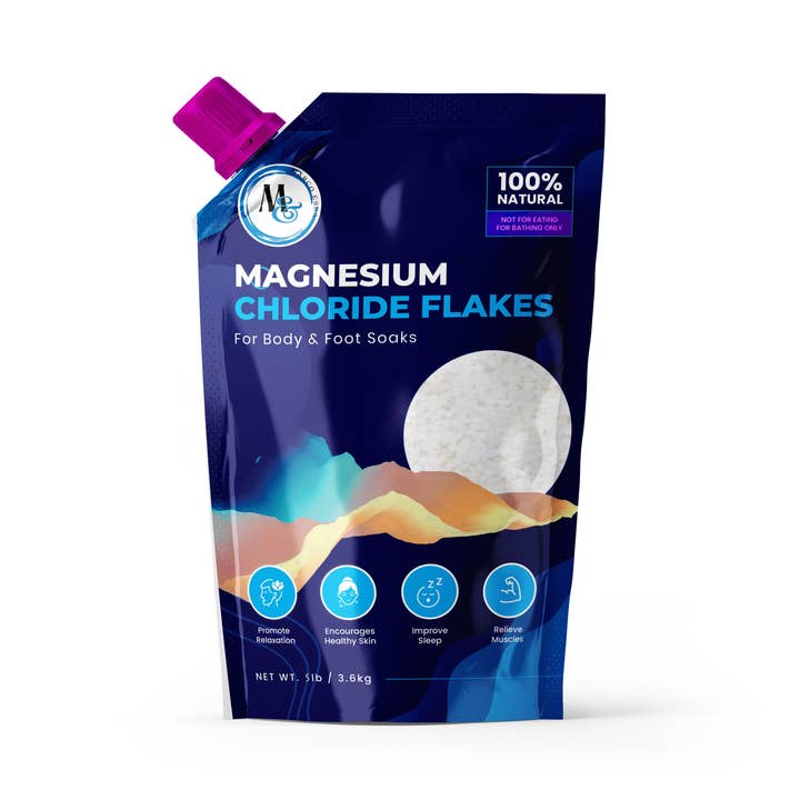 Magnesium Flakes Bath Salts 5 lb – Premium Magnesium Supplement Bath Salts for Women Relaxing – Mineral Supplements for Muscle Relief, Aches – Raw and Pure Sourced Soothing Flake Salt for Men and Women and other Purchase Wholesale magnesium bath salts. Free Returns & Net 60 Terms on Faire trending on Faire.