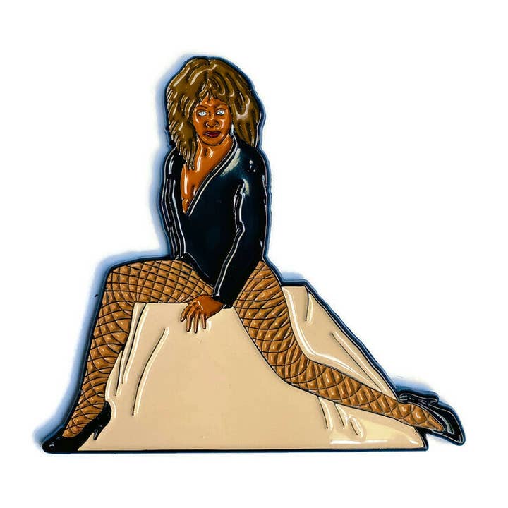 Tina - 2.25” Soft Enamel Pin for wholesale by ReformedSchool