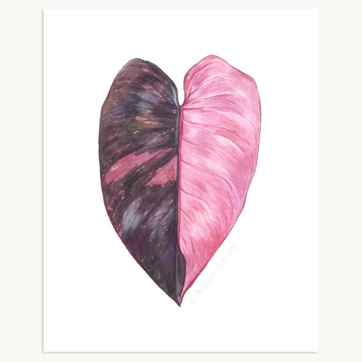 Aaron Apsley Artwork - Wholesale Art Print - Tropical Leaf Print - 8"x10"6