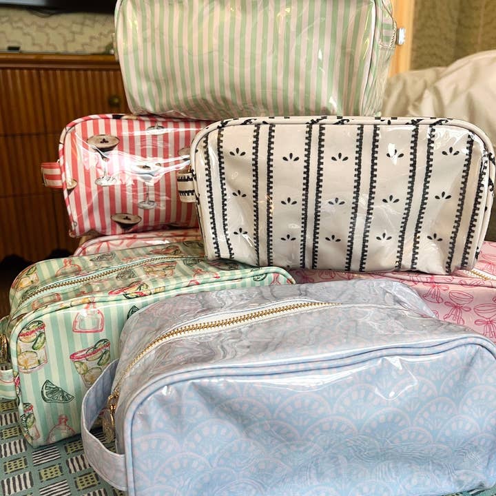 KENZKUSTOMZ - Wholesale Toiletry Bag - Women's - Clear Coat Toiletry Dopp Kit19