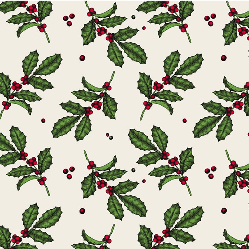 The Unique Paper Company - Venta al por mayor Rollos de papel de regalo - Papel de regalo vintage navideño ecológico FSC™ en rollo (12)3