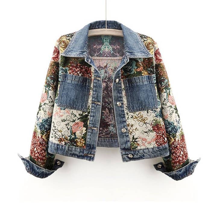 Floral Denim Jacket and other Purchase Wholesale glückwunschkarten für. Free Returns & Net 60 Terms on Faire trending on Faire.