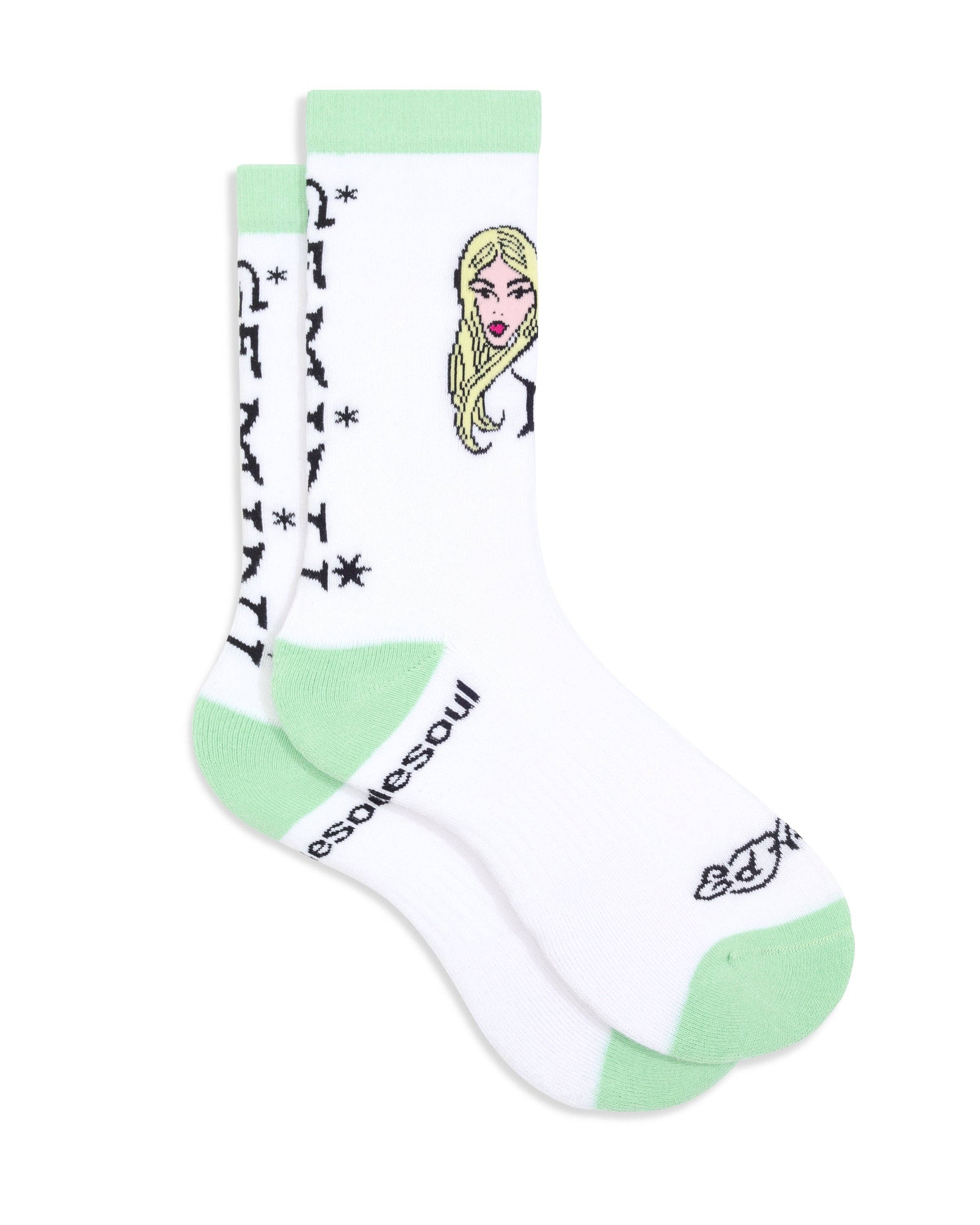 doublesoul - Vente Chaussettes – unisexe - Chaussette haute zodiaque Ed Hardy4