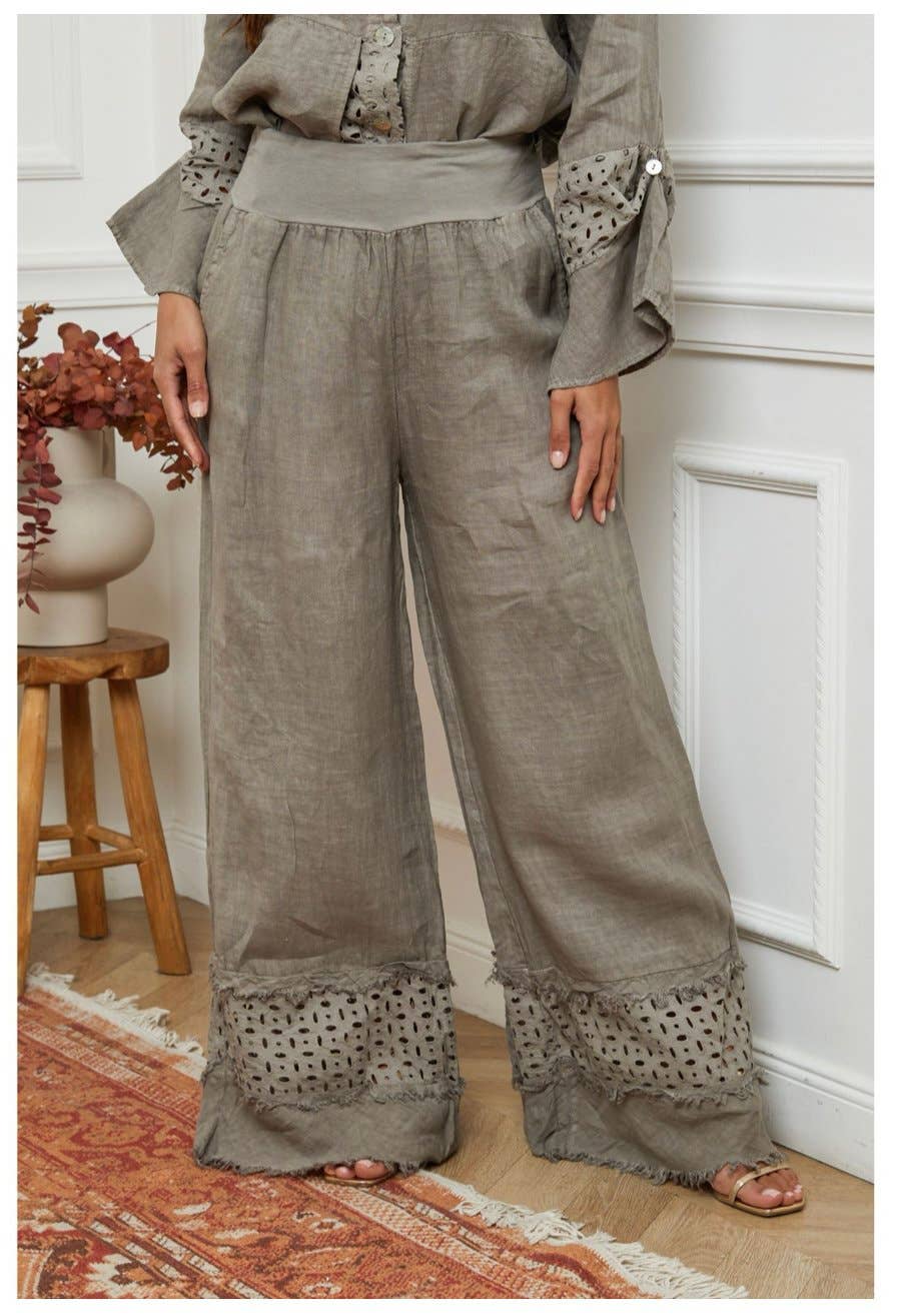 LÉA & LUC - Vendita all'ingrosso Pantalone - Donna - Pantaloni in 100% Lino RIF. 3049010