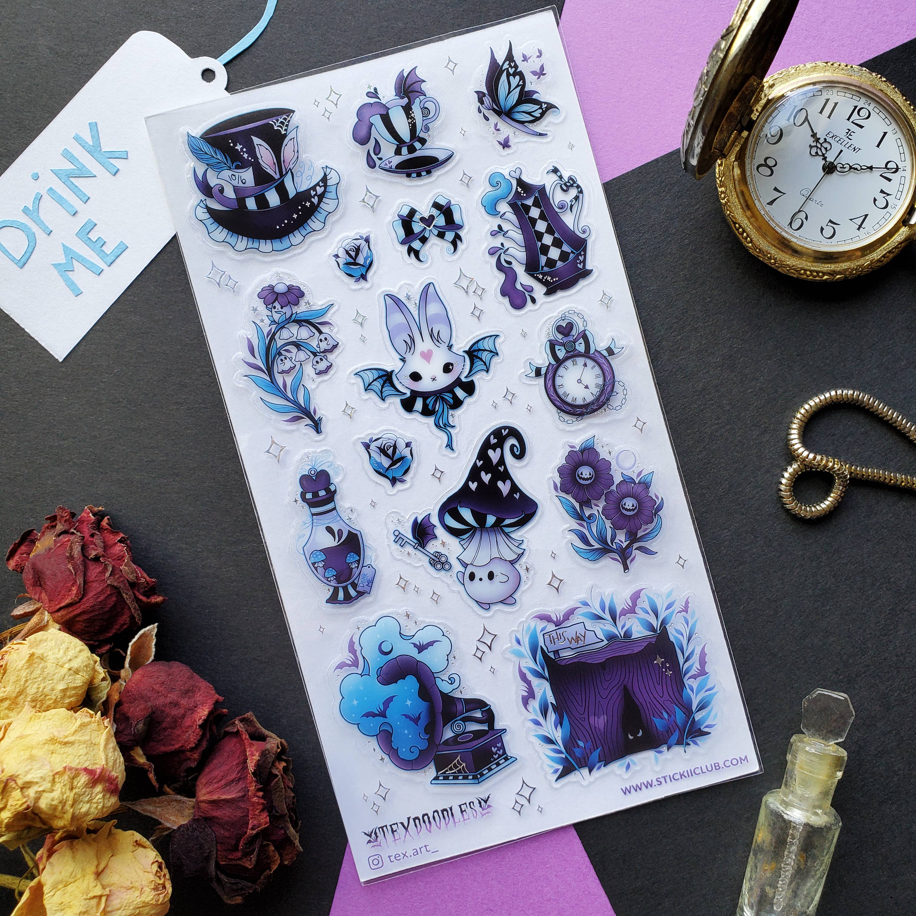 STICKII - Wholesale Sticker - Dark Wonderland stickervel1
