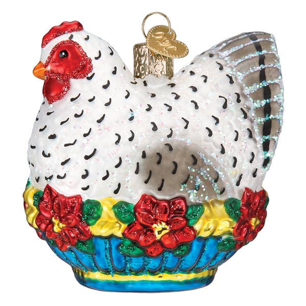Old World Christmas - Wholesale Ornament - French Hen Ornament1
