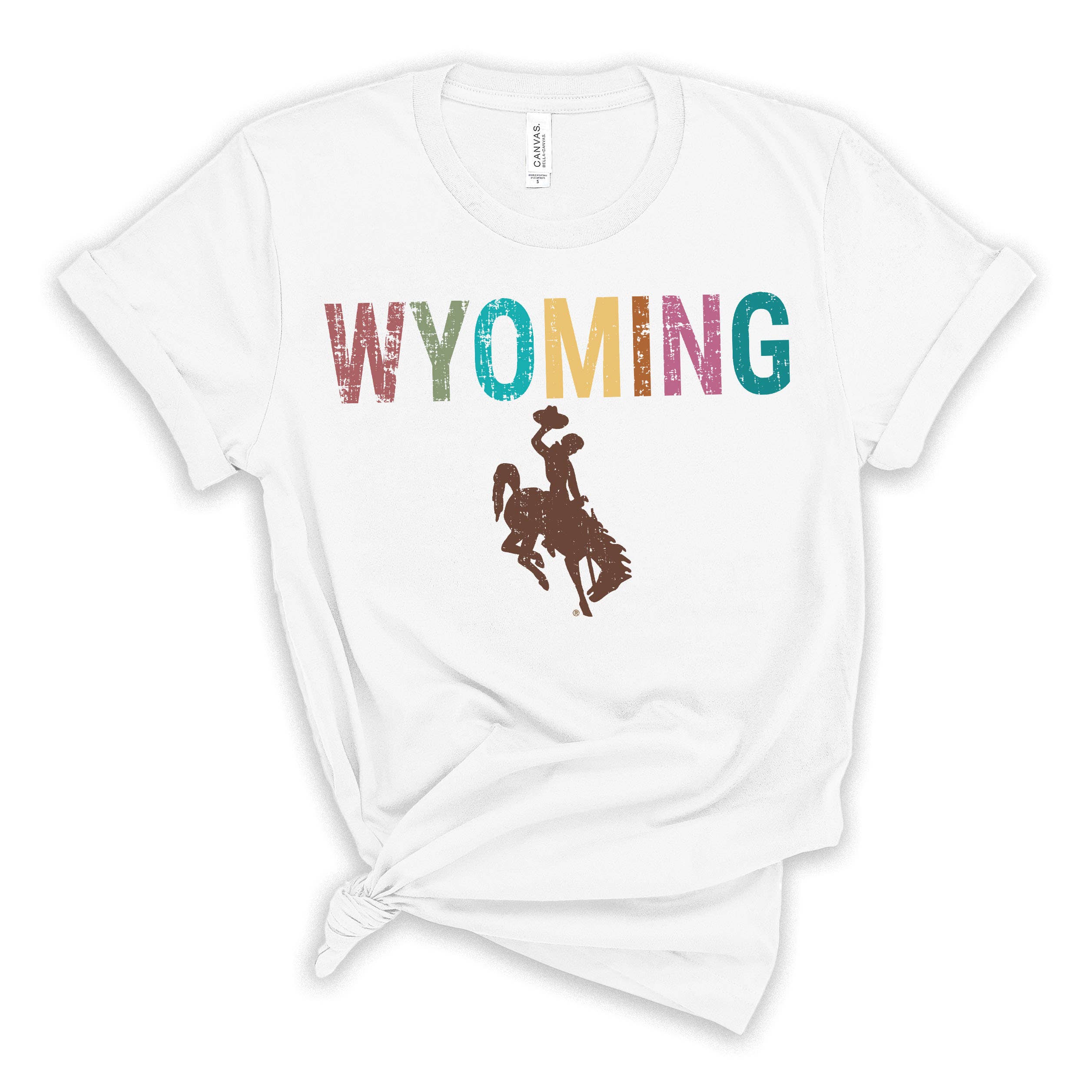 This Joyful Home - Wholesale T-Shirt (Graphic) - Women's - Distressed Wyoming T-Shirt0