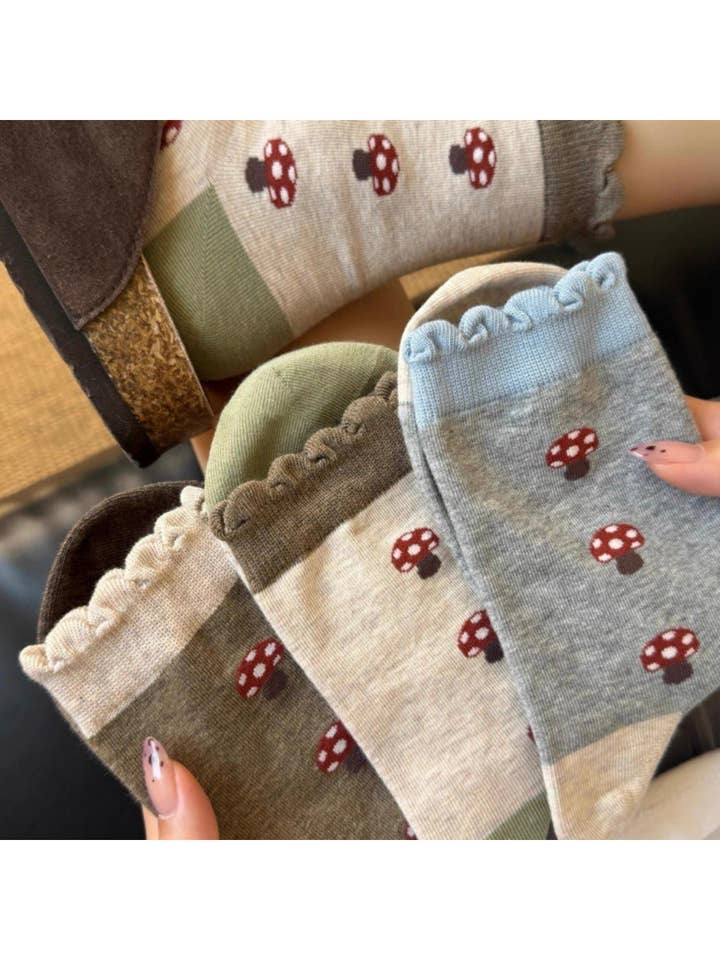 Rufia - Svamptryck Volangstrumpa för wholesale av Funkyrel® Atzbranding Limited