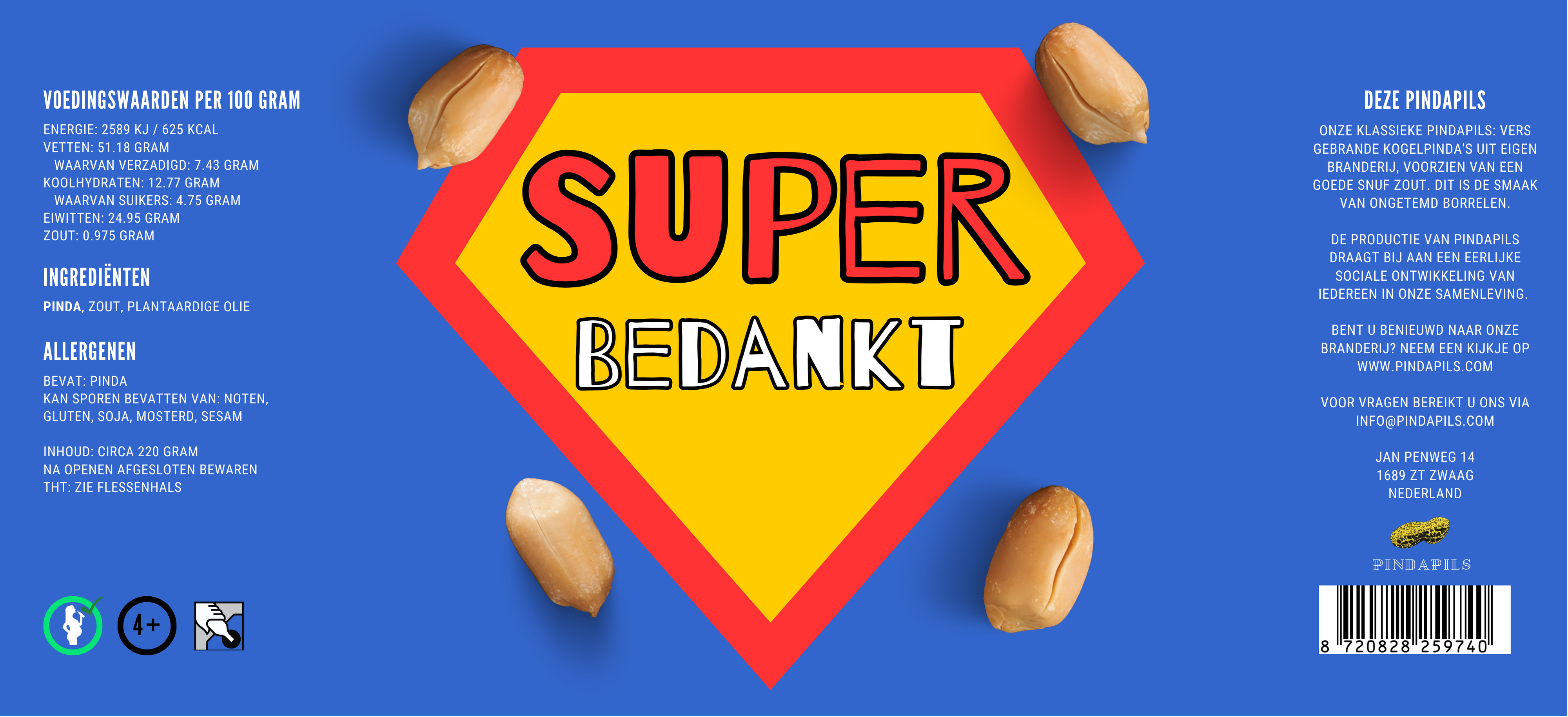 PindaPils – Engroshandel Nødder – Saltede jordnødder Super Thanks 33 cl1