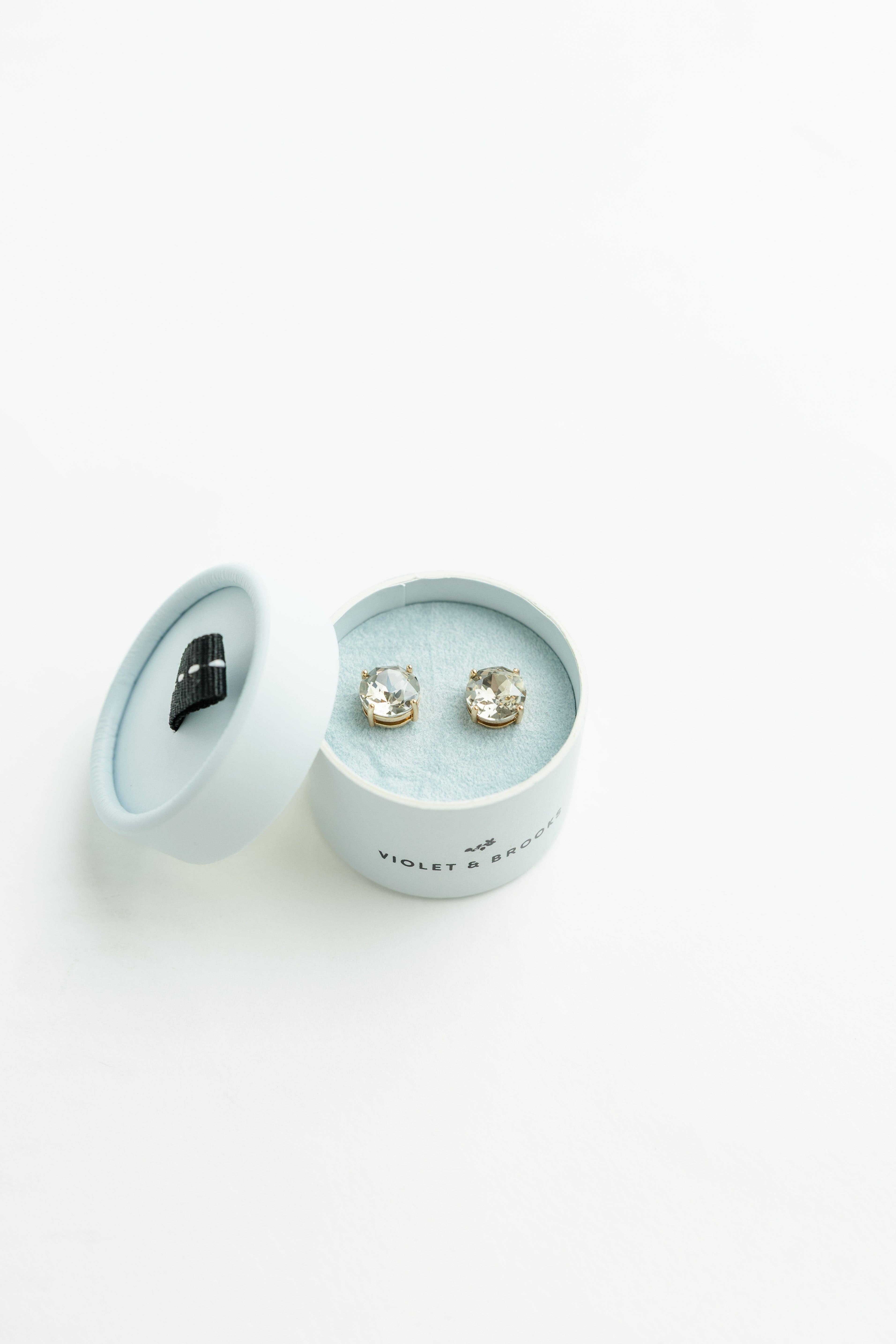 Violet & Brooks - Wholesale Stud/Post Earrings - Crystal Powder Boxed Earring16