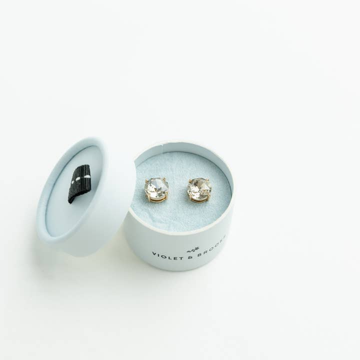 Violet & Brooks - Wholesale Stud/Post Earrings - Crystal Powder Boxed Earring16