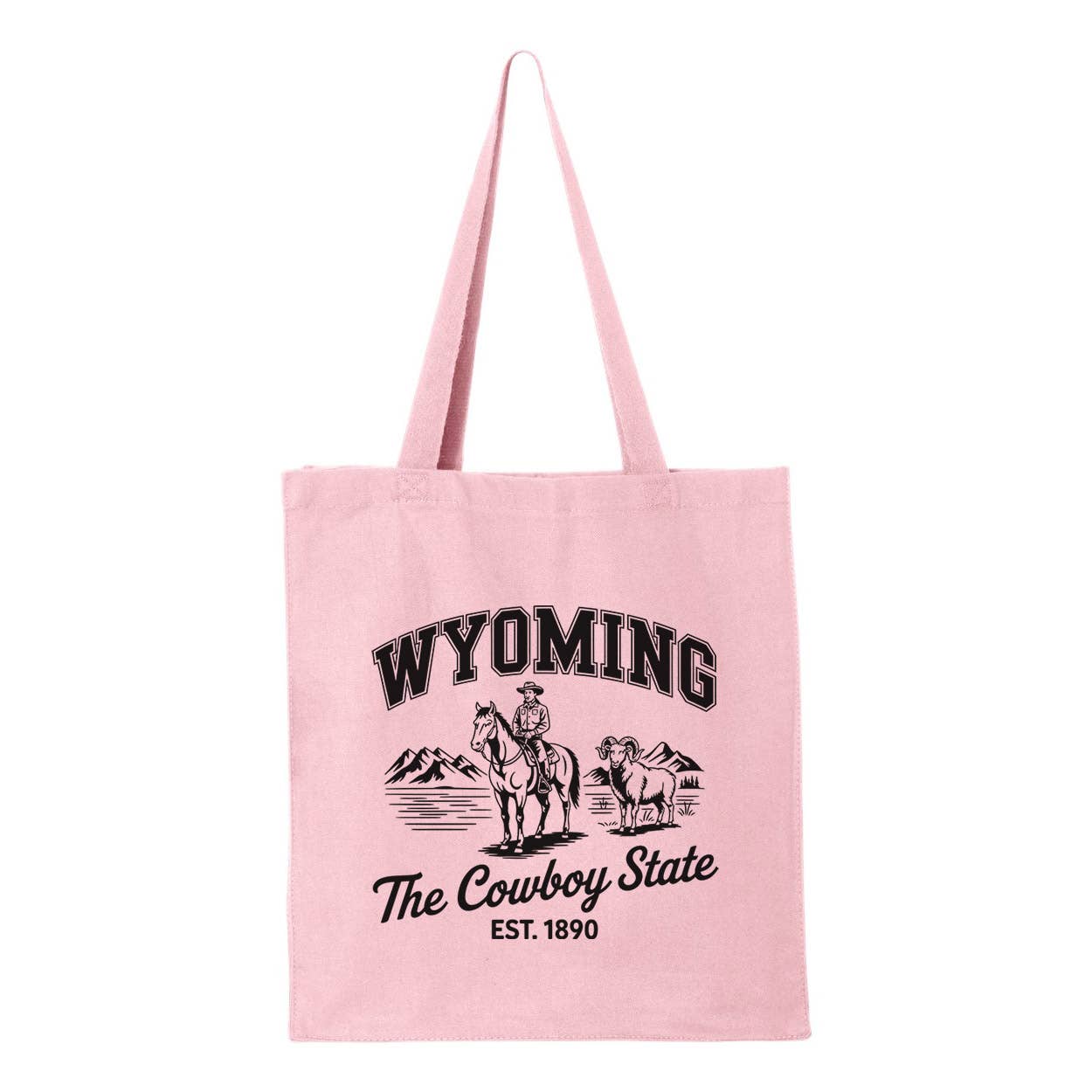 Lucky Luna Apparel - Wholesale Tote Bag - Women's - Cowboy State Wyoming Tote Bag1