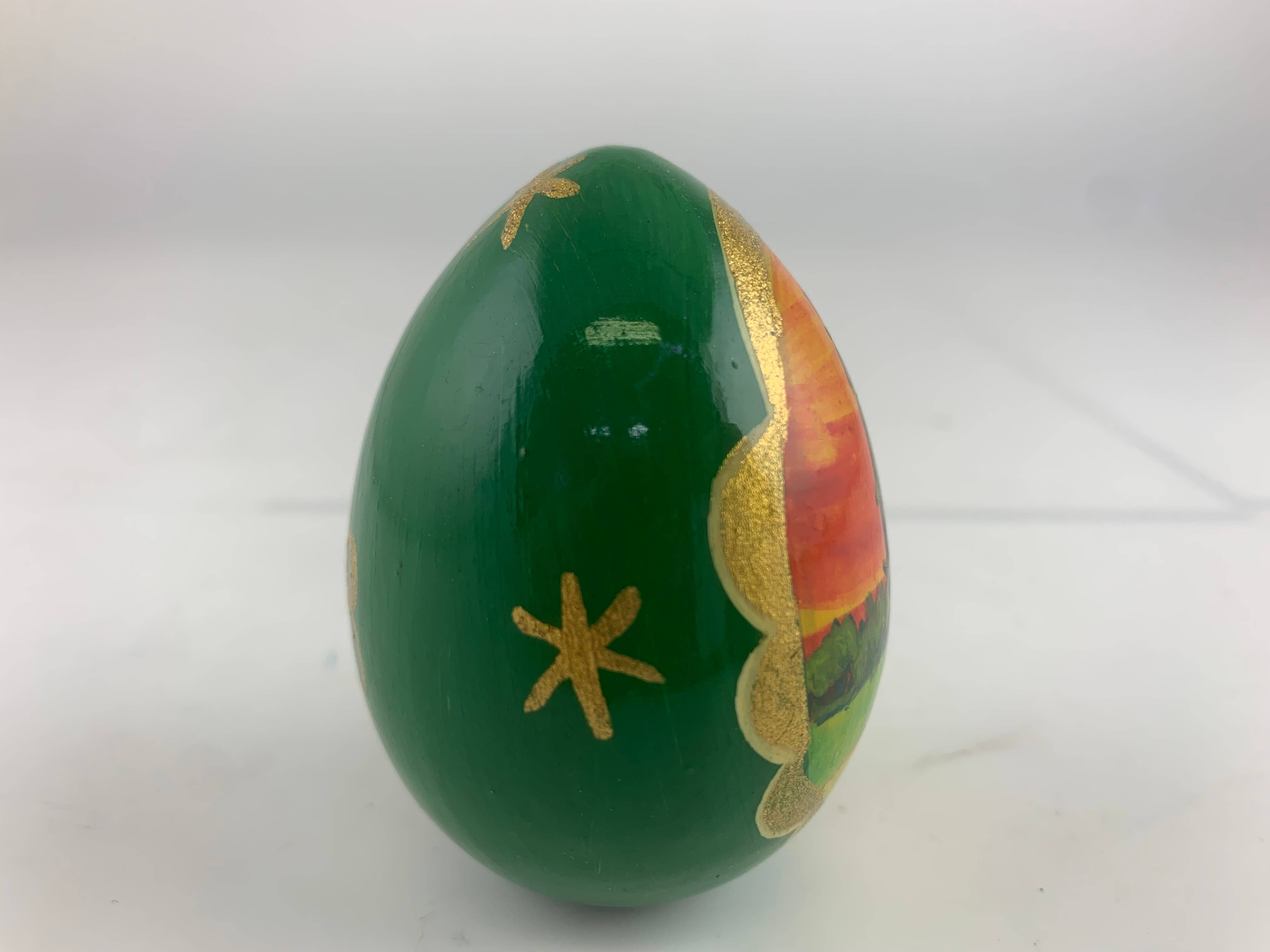 Golden Cockerel - Wholesale Decorative Tabletop Object - Vintage Wayside Chapel Egg8