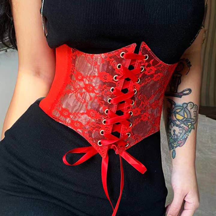 TRANSPARENT LACE ELASTIC BELT GIRDLE BELT_CWABE0271 and other Purchase Wholesale transparent lace. Free Returns & Net 60 Terms on Faire trending on Faire.