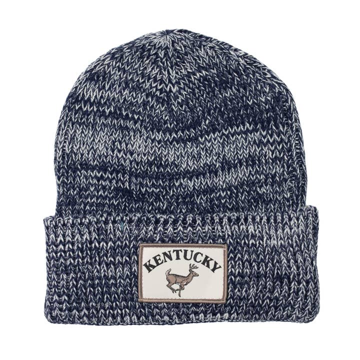 Kentucky Deer Beanie (Navy) for wholesale by New Frontier