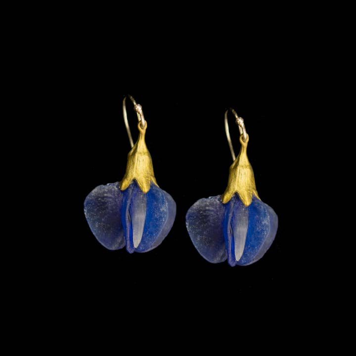 False Indigo Wire Earrings False Indigo Wire Earrings