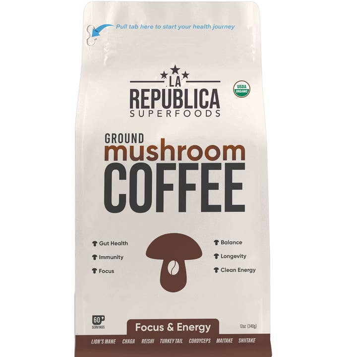 La Republica Coffee - Wholesale Ground Coffee - La Republica USDA Organic GROUND BrazilianCoffee