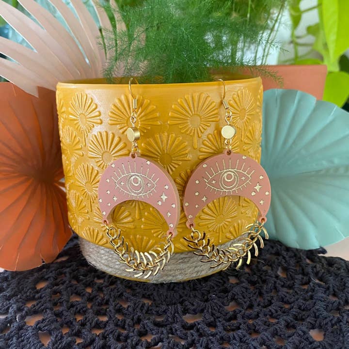 Moody Girl Accessories - Wholesale Dangle Earrings - Piscem Oculus Dangle Earrings 3