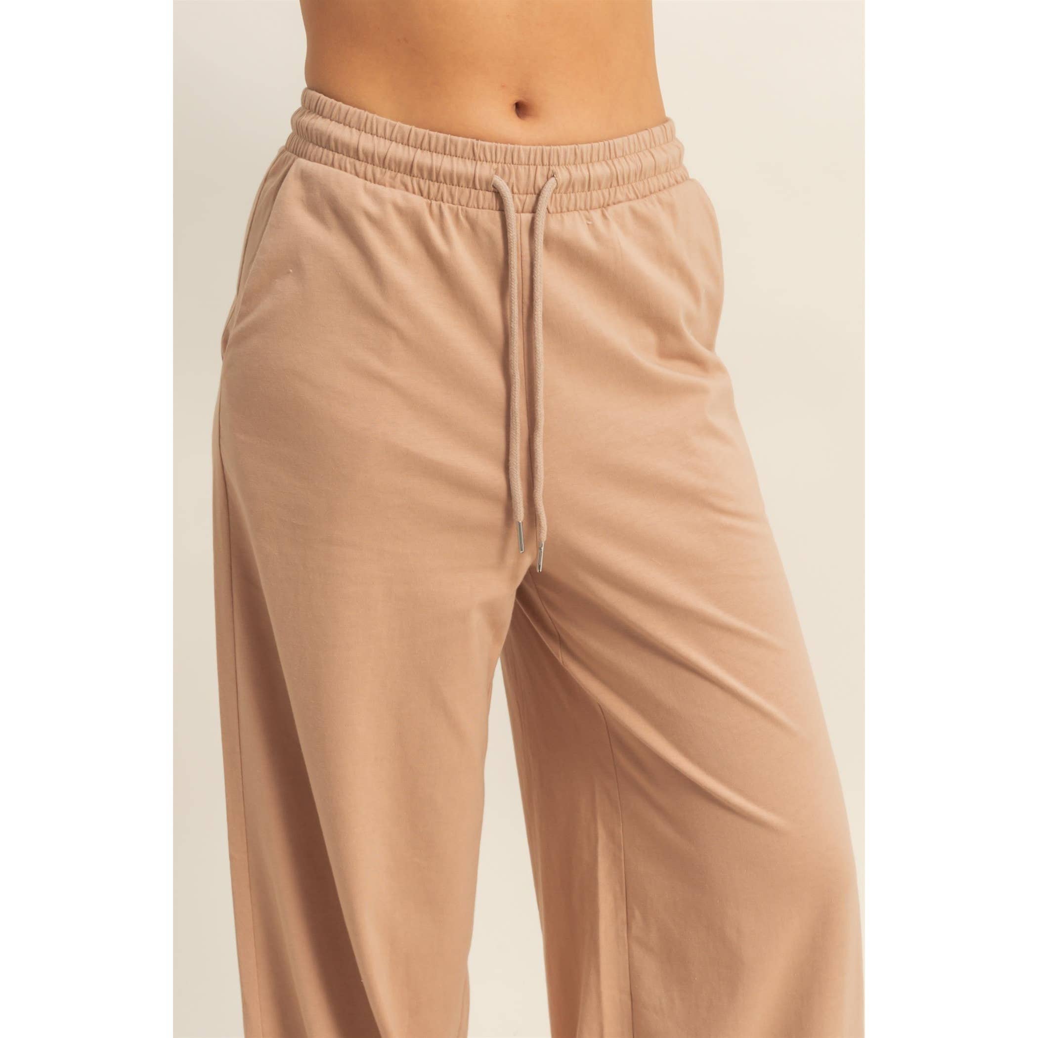 Double Zero - Vendita all'ingrosso Pantaloni sportivi/da jogging loungewear - Donna - Pantaloni larghi in cotone alla moda26