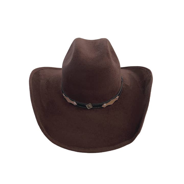 The Modern Cactus Co - Wholesale Cowboy Hat - Unisex - Unisex Vegan Suede Western Cowboy Hat