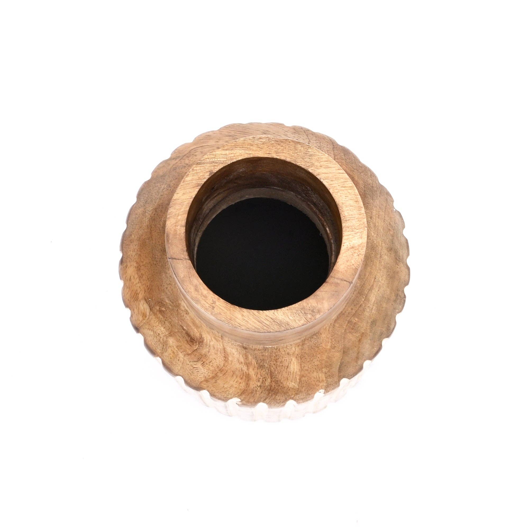 Expo Bazaar - Wholesale Vase - Jack Vase – Natural & White Matte Finish6