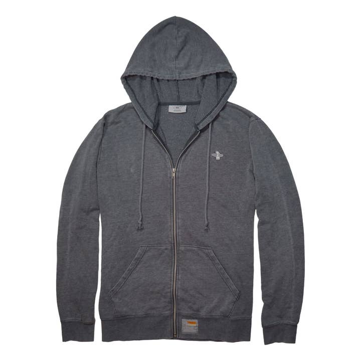 Mavericks Zip-Up Hoodie - Unisex California Surfing Bear for wholesale by Everyday California