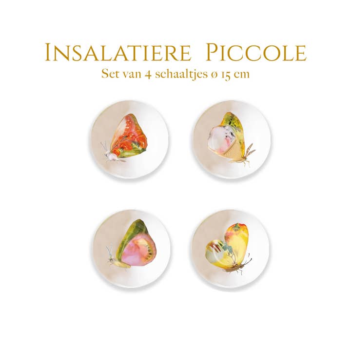 Bordy's – wholesale Salladstallrik – La dolce vita di una farfalla- Insalatiere Piccole1