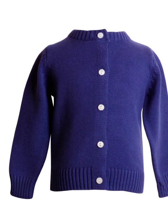 Carey Cardigan - Azul Marinho por atacado de The Yellow Lamb