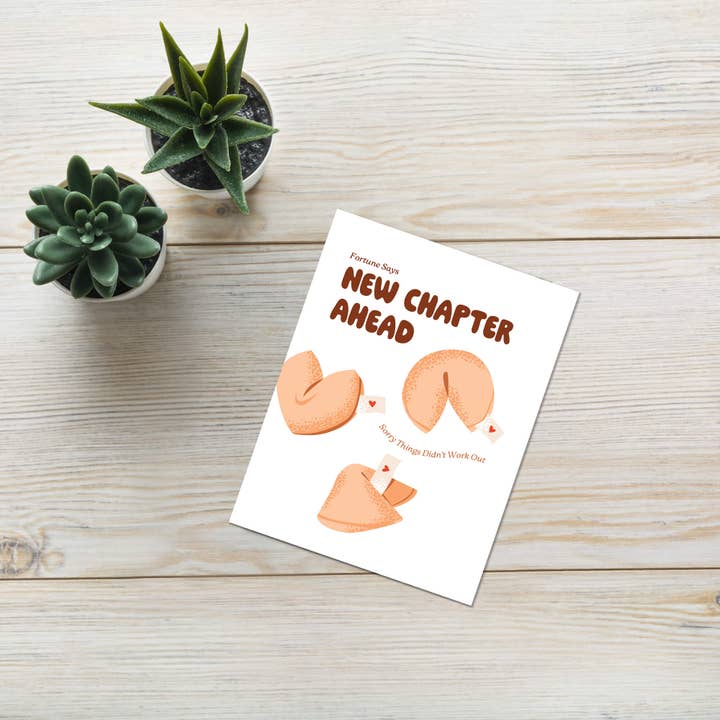 Cute Asian Cards - Wholesale Sympathy Card - Fortune Cookie Divorce Cards | Chinese Asian Break Up Greetings for Friends5