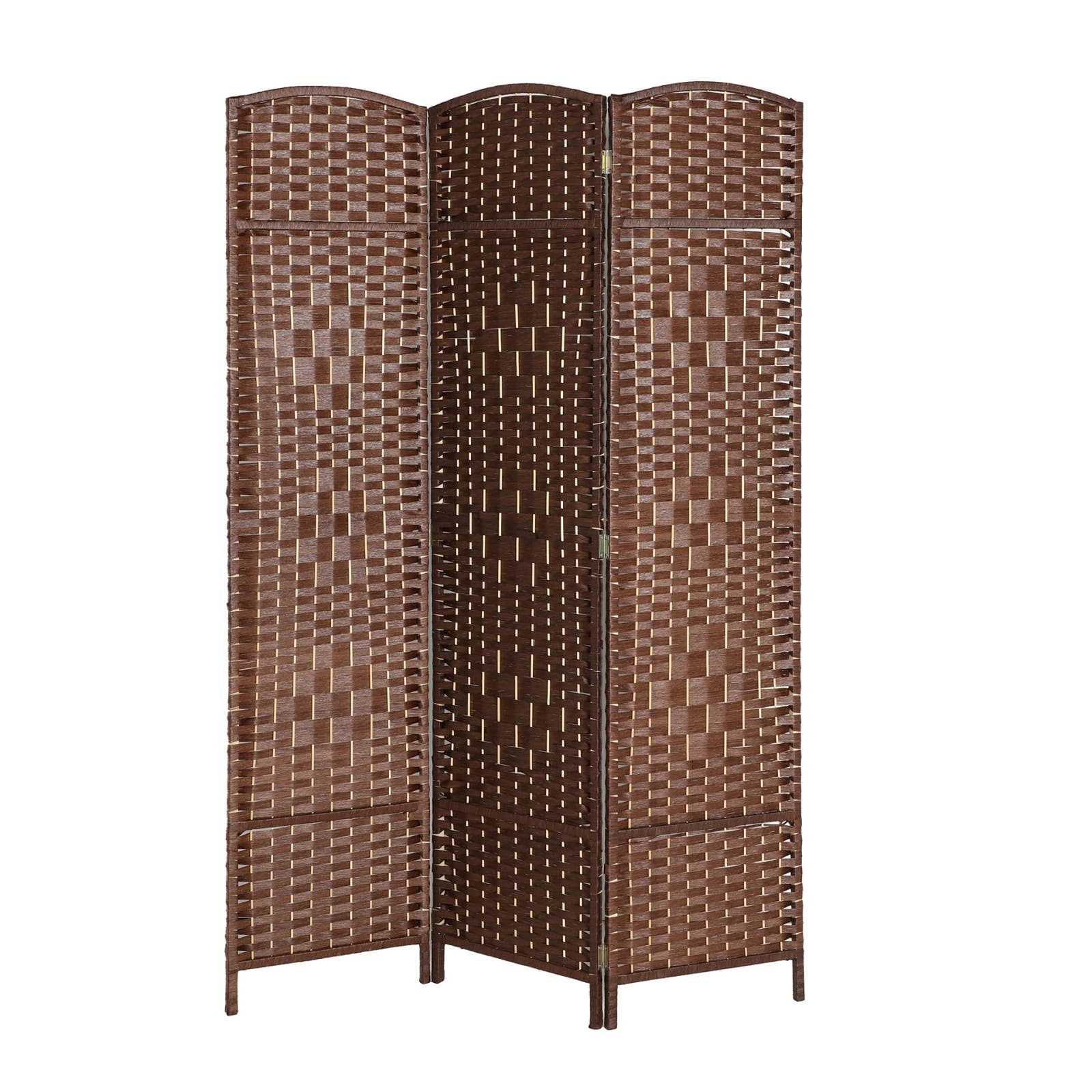 B&B – Engroshandel Bordpynt – Rumdeler i kurveflet, brun, 100 x 2 x 180 cm0